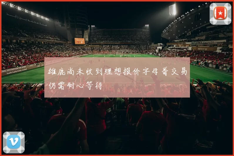 雄鹿尚未收到理想报价字母哥交易仍需耐心等待